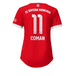 Bayern Munich Kingsley Coman #11 Hjemmedrakt Kvinner 2022-23 Kortermet